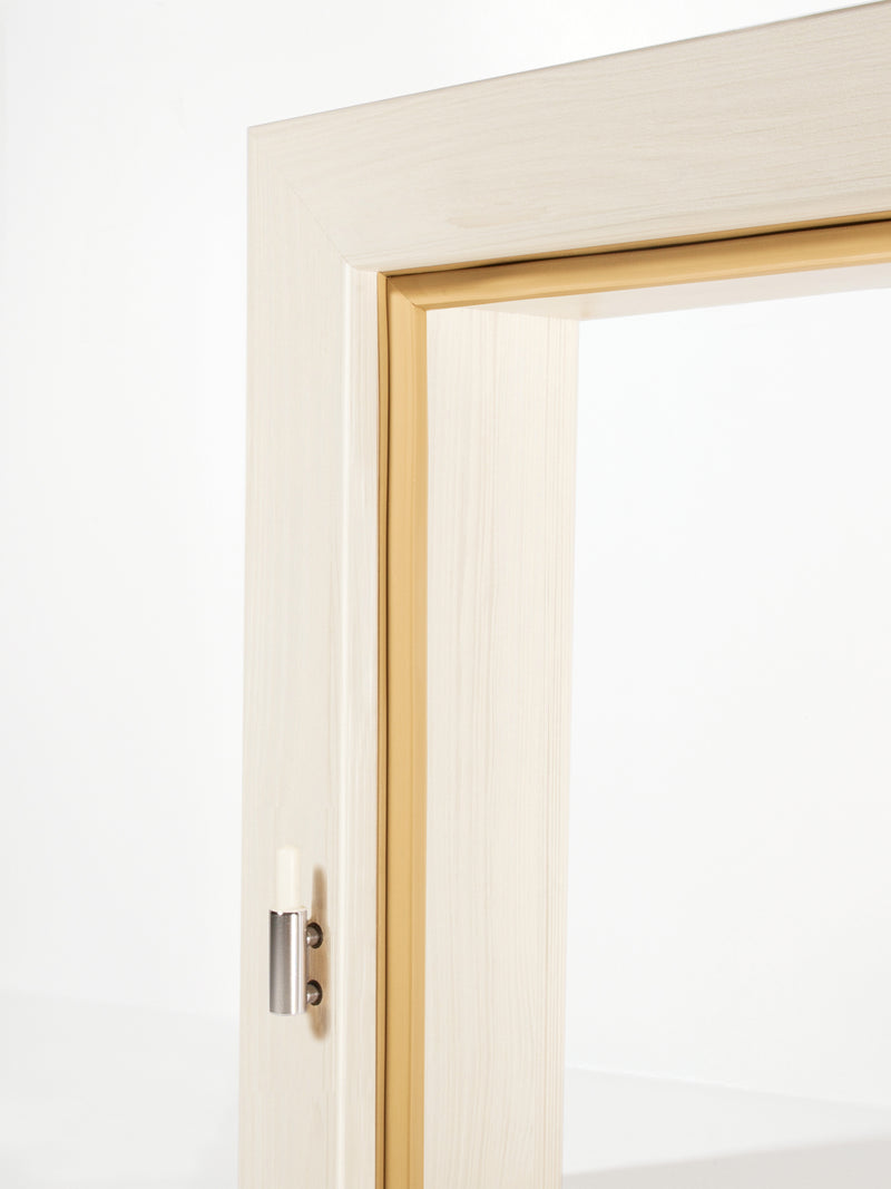 Herholz Zarge CPL aus Holz, pinie, rundkantig, 860 x 1985 mm, 1-flügelig