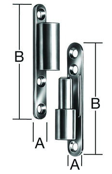 VORMANN Reparaturband verzinkt, 14x83x2,5 mm, 2 Stück für Fenster & Türen