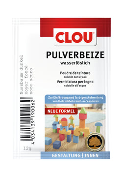 Alpina Farben Pulverbeize Nussbaum dunkel von Clou (Pulverbeize)