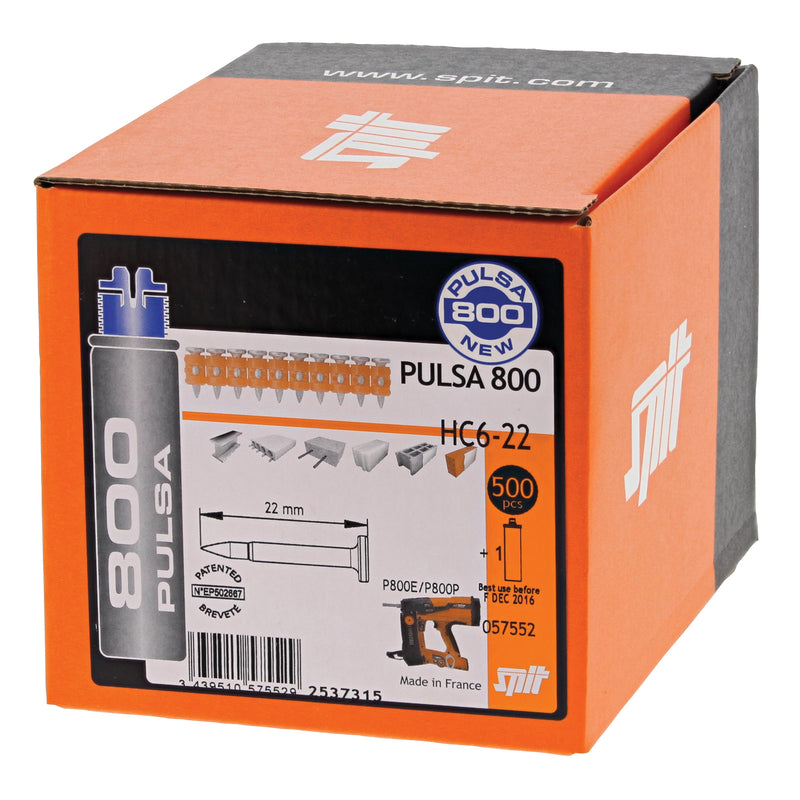 ITW PULSA 800 Nagel (HC6-32) Beton- & Stahlnagel, 32 mm, 500 St.