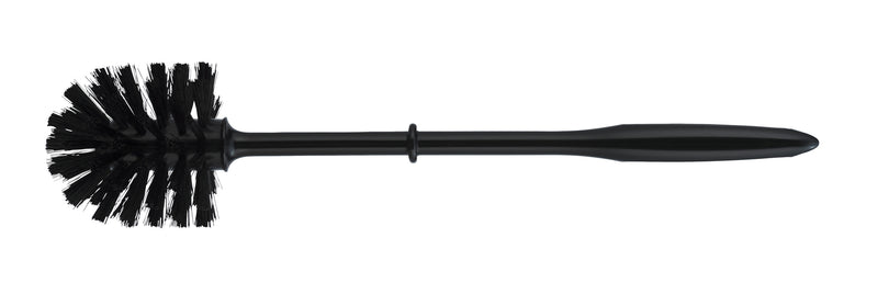 WENKO Standard Ersatz-WC-Bürste mit Stiel schwarz, 37 x Ø8 cm