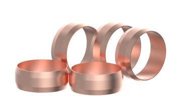 Schütte Klemmring blank für CU-Rohr, (5 St.) Klemmfitting