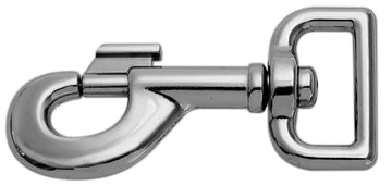 VORMANN Karabinerhaken, vernickelt, für Gurte, Ø26 mm / 80 mm
