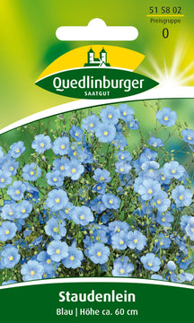 QUEDLINBURGER SAATGUT Lein Blau PG 0, blau