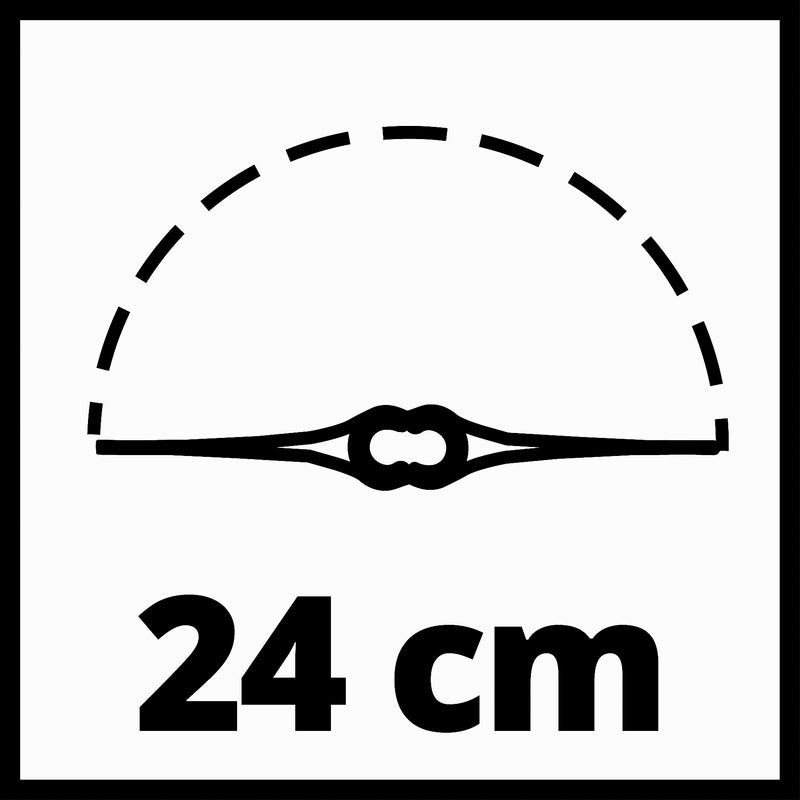 Einhell GC-CT 18/24 Li P Solo Akku-Rasentrimmer, 24 cm Schnittkreis