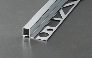 PROLINE PRODECOR Q Winkelabschluss 8 mm Aluminium eloxiert chromglänzend