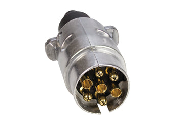 UNITEC 7-poliger Metall-Stecker (Elektroinstallation)