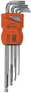 Conmetall Meister Stiftschlüsselsatz lang 6kt., 1,5–10 mm, 9-teilig