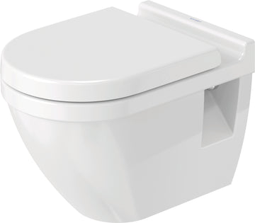 Duravit Starck 3 Wand-WC Tiefspüler, weiß Hochglanz-Rand