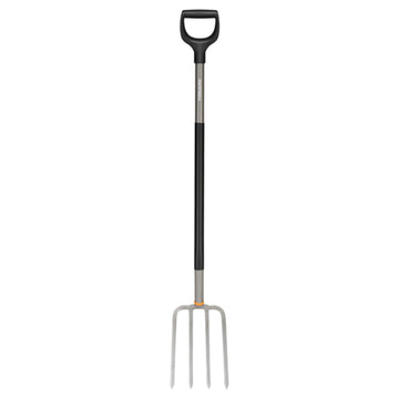Fiskars Ergonomic Spatengabel, Gabel für Schaufeln, Spaten & Graben