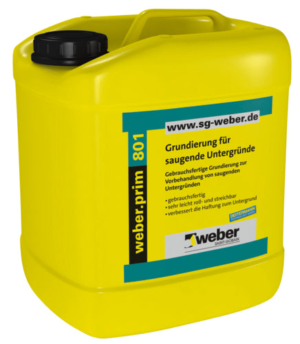 weber.prim 801 Grundierung transparent für saugende Untergründe