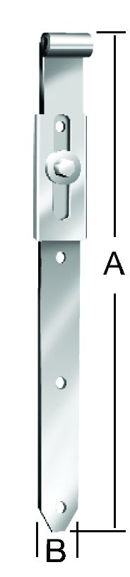 VORMANN Ladenband gerollt verstellbar verzinkt, Band aus Stahl (Ø13)