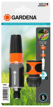 GARDENA Spritz-Set 13 mm (1/2") mit Wasserstop, für Schlauchanschluss