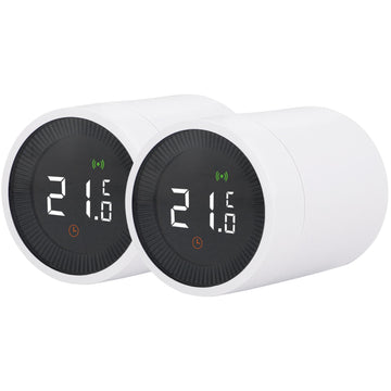 UNITEC Heizkörper-Thermostat Zigbee Set 2+1 Smart Home, weiß