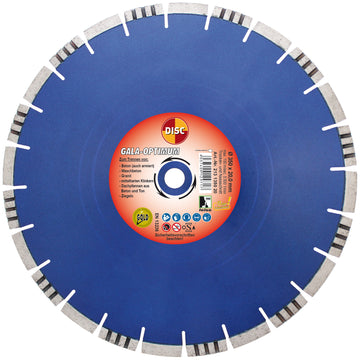 DISC Diamanttrennscheibe Gala-Optimum mit Leisekern, 350 mm 12 mm Segment