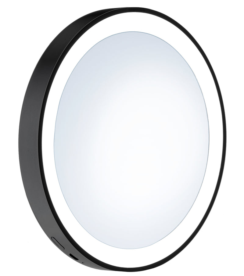 Smedbo Outline Lite Reise-/Kosmetikspiegel LED, 12 cm, Saugnapf
