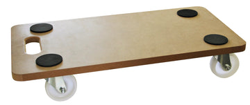 HSI Transportroller mit MDF-Träger, Rollen hart Ø75 mm