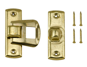 VORMANN Schatullenverschluss vermessingt 30 x 19 mm (2 Stück)