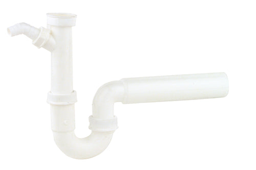 Schütte SP-Röhrensiphon KST weiß mit 3/4" GA, 1 1/2" IG