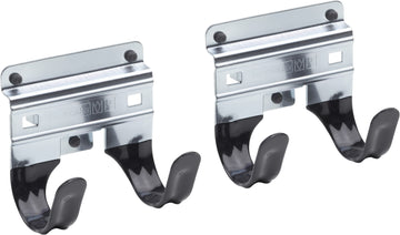 MEISTER Spatenhalter 2-teilig, PVC-beschichtet als Stielhalter