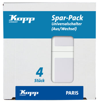 Kopp PARIS Universalschalter 4er