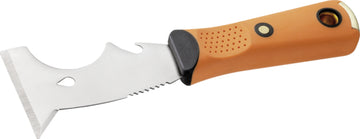 Ciret Multifunktionsspachtel 75 mm steifes Blatt mit 2K-Griff rostfrei