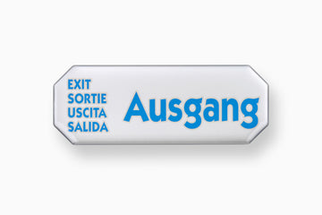 CONMETALL 3D Hinweisschild Ausgang, für Krt 10 Stk