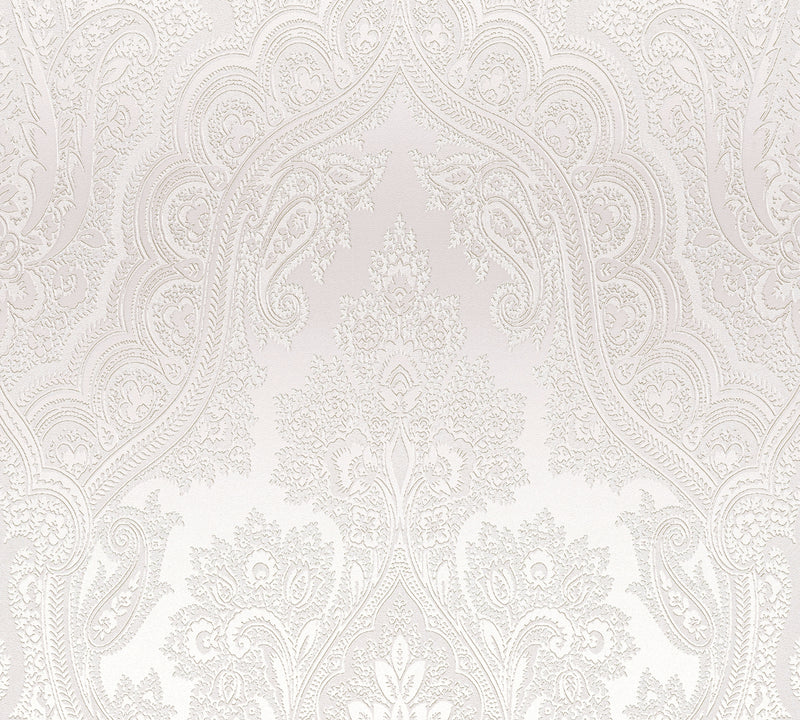 A.S. Création Vliestapete Barock Ornament grau