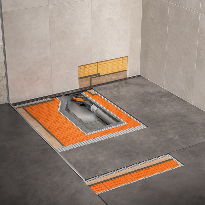 Schlüter-KERDI-LINE-VARIO Ablauf horizontal, Rinne DN 40 für Dusche