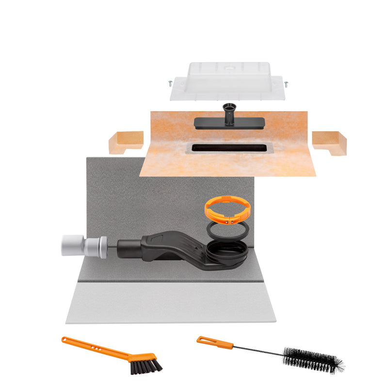 Schlüter-KERDI-LINE-VARIO Ablauf horizontal, Rinne DN 40 für Dusche