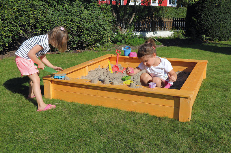 Joda® Sandkasten Lucky Fichte pinie 152 x 152 cm inkl. Abdeckung