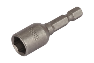 Wolfcraft Steckschlüsseleinsatz CV, Schlüsselweite 10 mm, Länge 50 mm