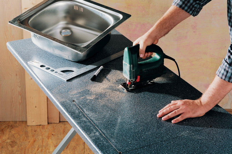 Wolfcraft Stichsägeblätter Laminat U-Schaft, 3-teilig, Nutzlänge 75 mm