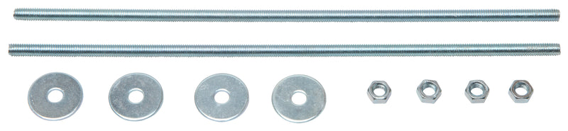 SWG Gewindestangenset M8x200 mm, verzinkt mit 4 Kotflügelscheiben und Muttern