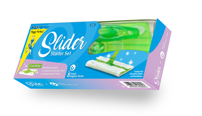 Peggy Perfect Bodenwischer Slider Starter-Set, grün