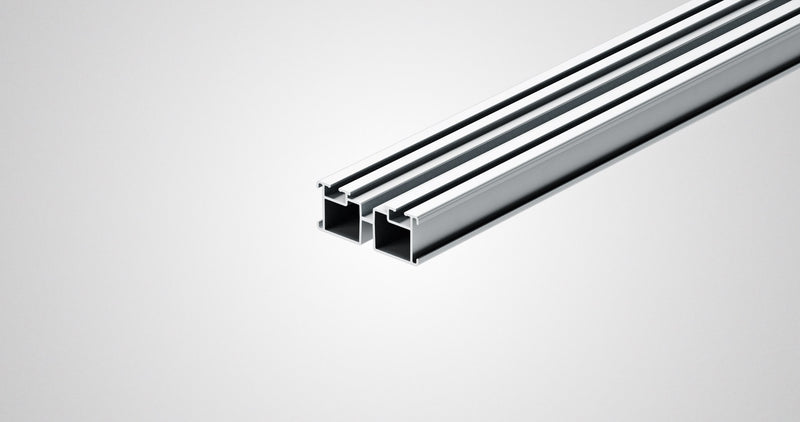 eternoivica Aluminiumschiene ECO STD, schwarz, 60x25x2000 mm