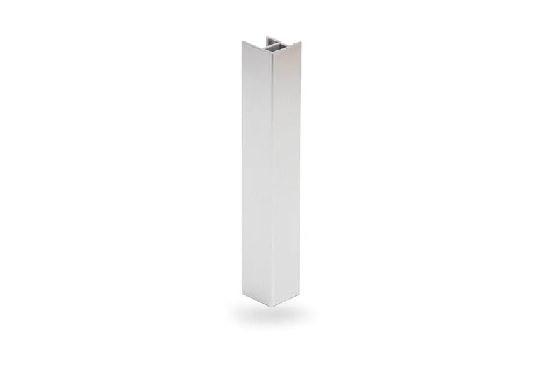 Westag Magro Abschlusskappen aus Kunststoff, Aluminium 50 x 30 mm (2 Stk.)