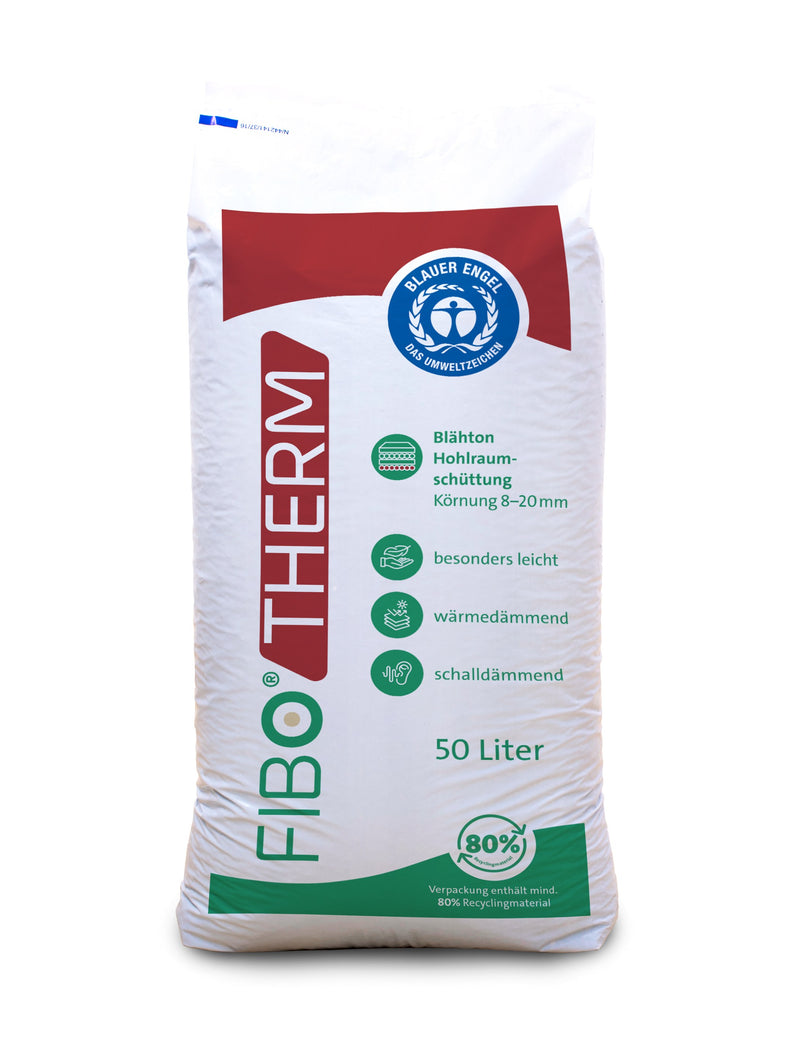 Fibo ExClay FIBOTHERM Hohlraumschüttung 8–20 mm, 50 l Blähton