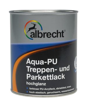 Albrecht Aqua-PU Treppen- und Parkettlack farblos seidenmatt