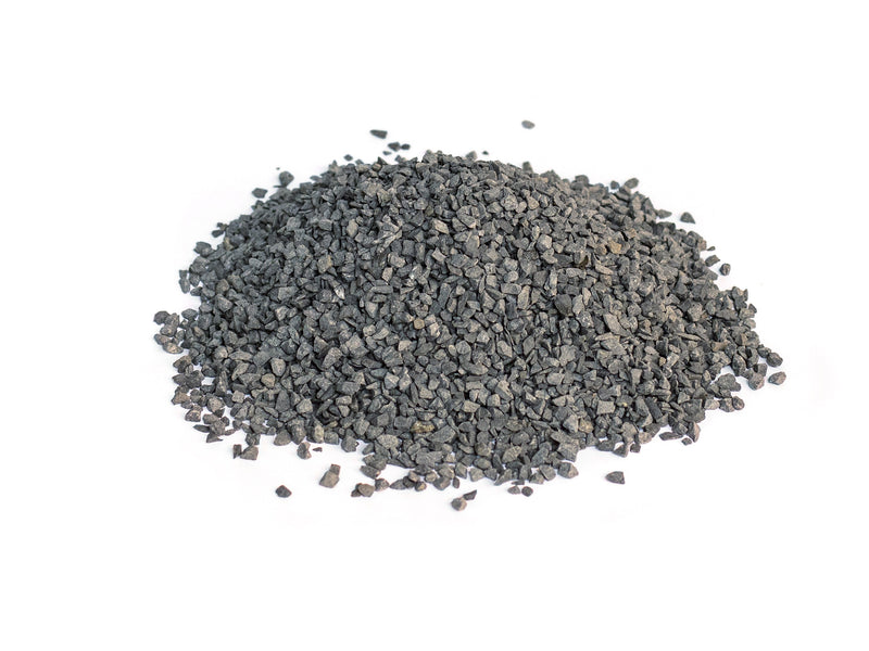 Basaltsplitt 2-5 mm im Sack, grau, Naturstein Basalt von REDSUN 20 kg