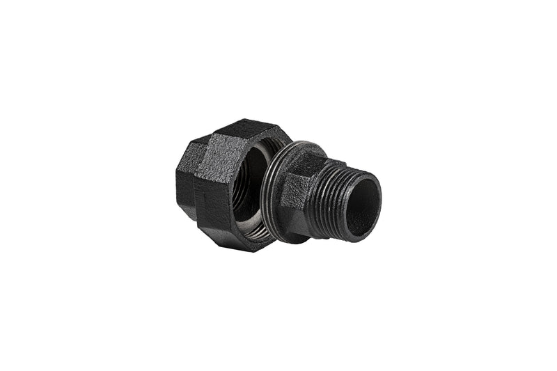DOLLE PIPE AG/IG Connector Verbindungsstück schwarz, Eisenrohrsystem