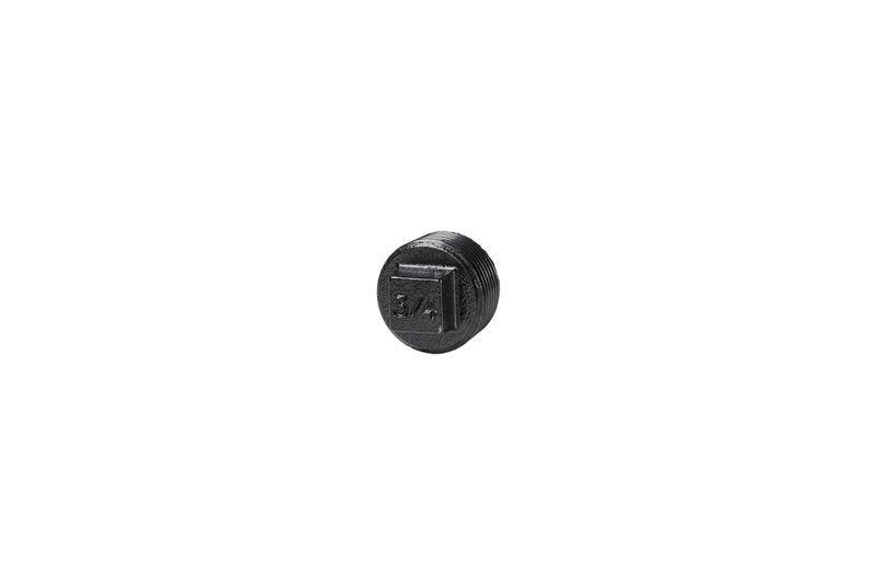 DOLLE PIPE Stopfen-Set schwarz für Eisenrohrsystem (2 Stück)