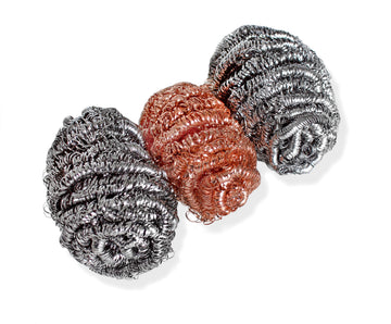 Peggy Perfect Spirinett Edelstahl, 3er Pack, silber/kupfer