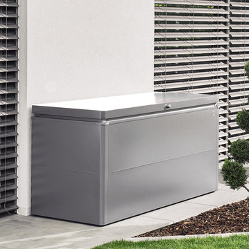 Biohort LoungeBox Gr. 160 (160 × 70 × 83,5 cm) Silber-metallic