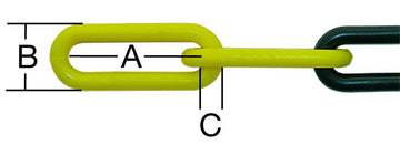 VORMANN Absperrkette aus Kunststoff, 6 mm, 5 m