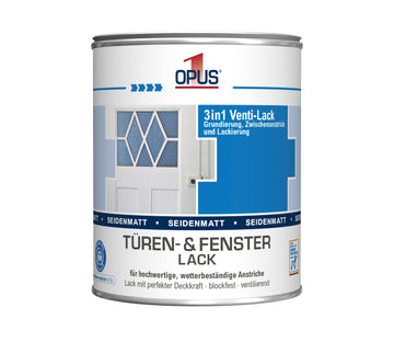 OPUS1 Ventilack 3in1 seidenmatt weiß, wasserverdünnbar