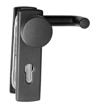 Bever FH-Wechselgarnitur PZ 72/9 mm schwarz mit Kurzschild (U-Form)