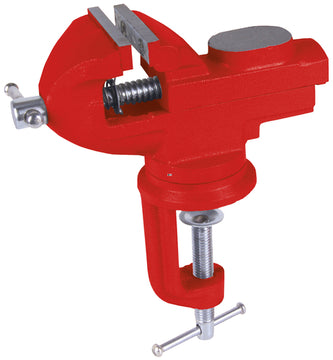 Conmetall Meister Schraubstock Bastler, drehbar, 60 mm, rot