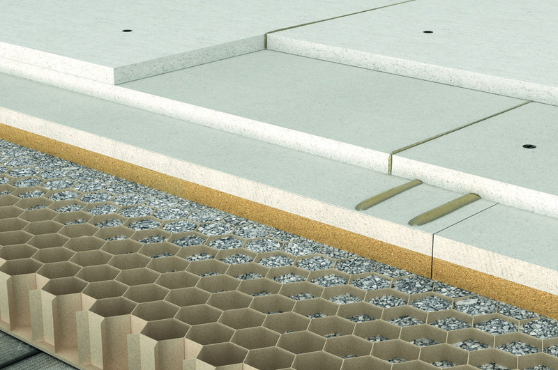 James Hardie® Wabenschüttung für Estrichdämmung aus Porenbeton