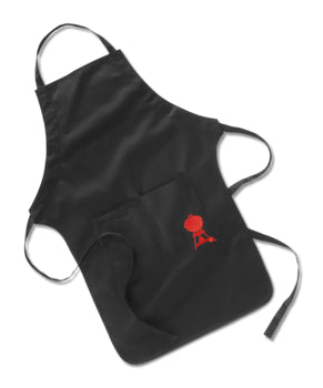 Weber-Stephen Grillschürze schwarz/rot mit Kugelgrillmotiv
